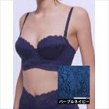 ロングブラジャー(パープルネイビー)